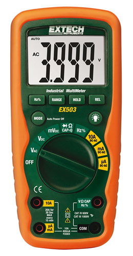 Ex503. Промышленный мультиметр для работы в тяжелых условиях Extech Instruments