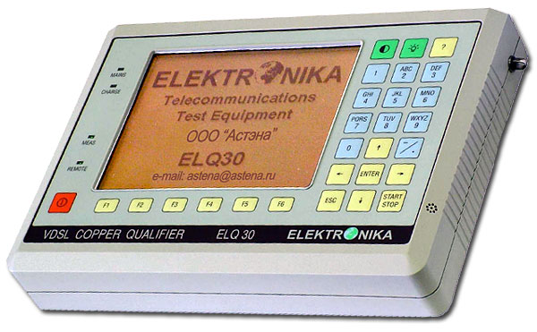 ELQ 30 прибор для оценки кабеля VDSL