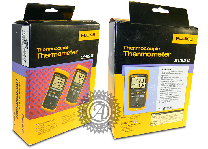 Упаковка термометра Fluke 52-II