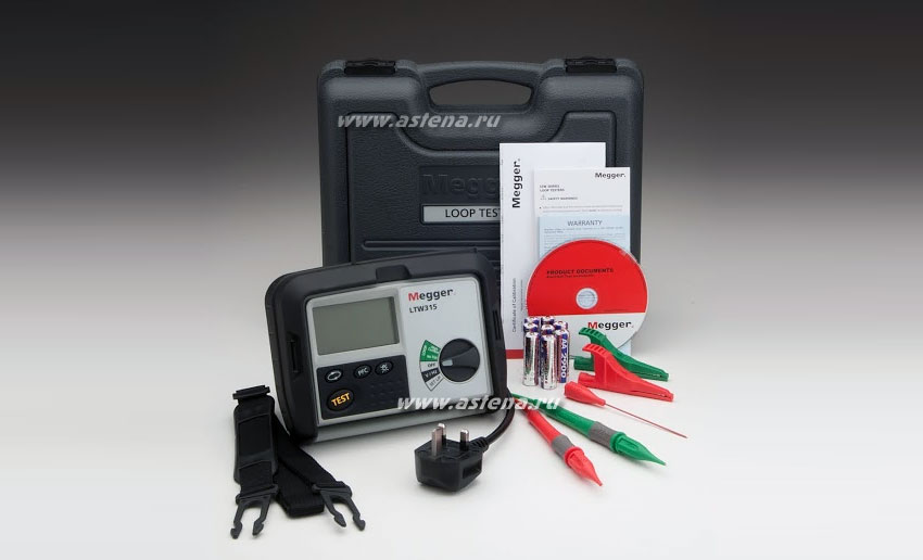 Комплектация прибора LTW315 Megger