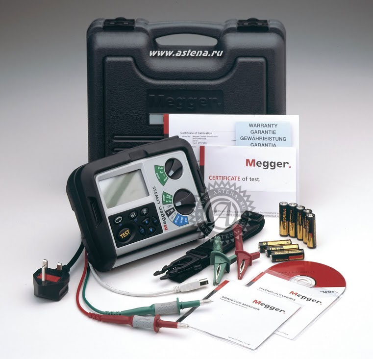 Комплектация прибора LTW335 Megger