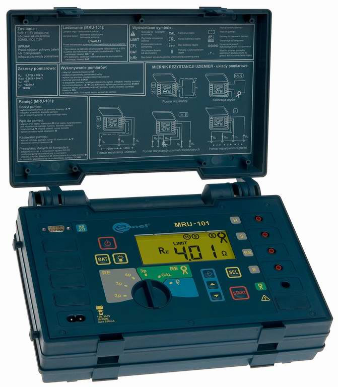 Измеритель сопротивления заземляющих устройств MRU-101