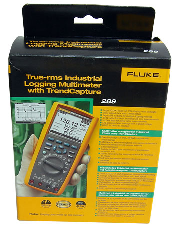 Упаковка мультиметра Fluke 289