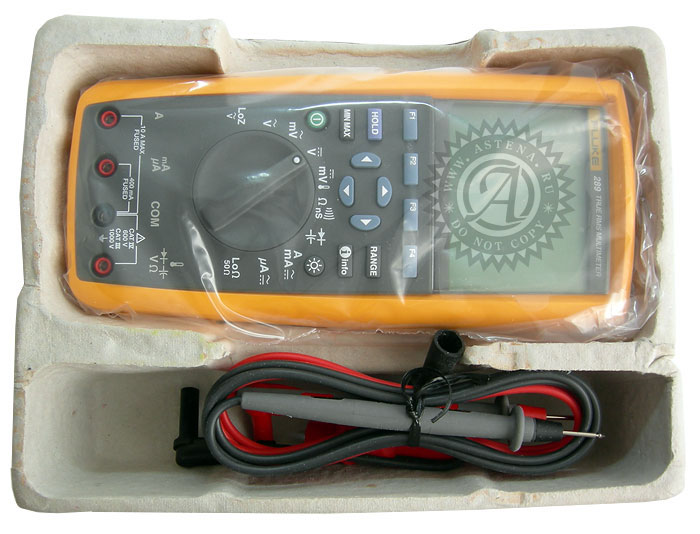 Упаковка мультиметра Fluke 289