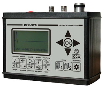 Кабельный прибор ИРК-ПРО Альфа-Е с рефлектометром для энергетиков