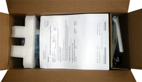 Упаковка осциллографа TDS 1001B