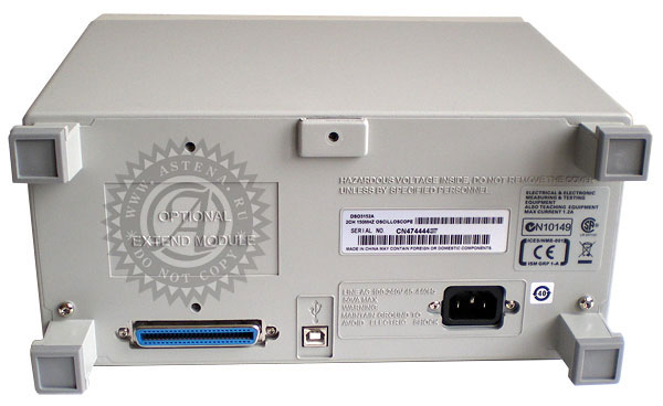 DSO3152A. Задняя панель