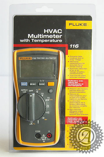Упаковка мультиметра Fluke 116