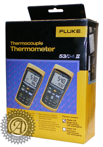 Упаковка термометра Fluke 53-II