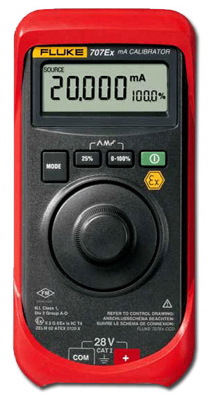 Fluke 707Ex Калибратор петли тока в искробезопасном исполнении
