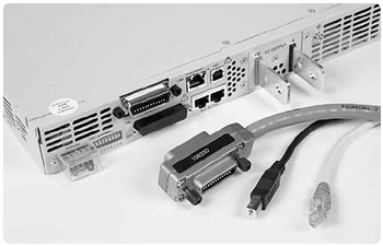 Встроенные интерфейсы GPIB, 10/100 Base-T Ethernet и USB 2.0