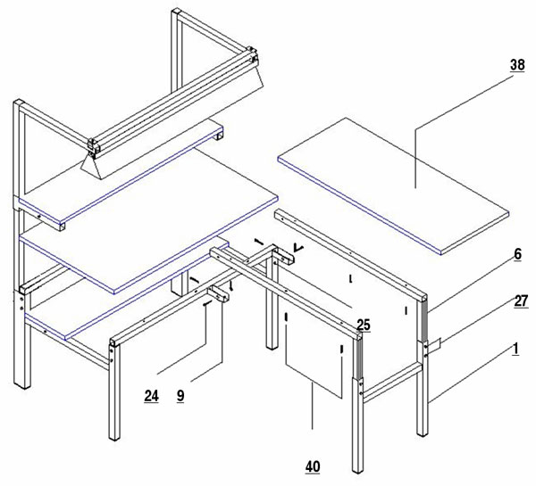 Инструкция по сборке углового стола
