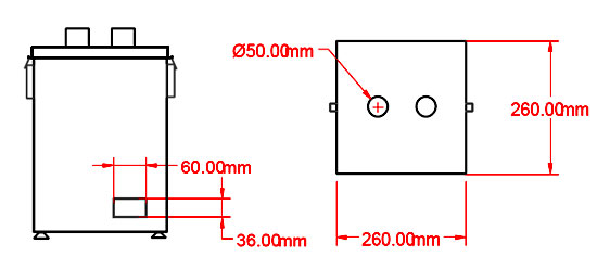 System 250. Габаритные размеры