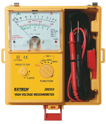380353. Аналоговый мегомметр Extech Instruments