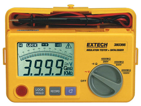 380366. Тестер изоляции + регистратор данных Extech Instruments
