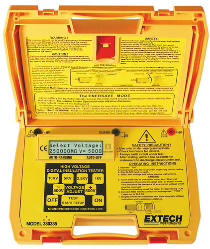 измеритель сопротивления изоляции Extech 380385