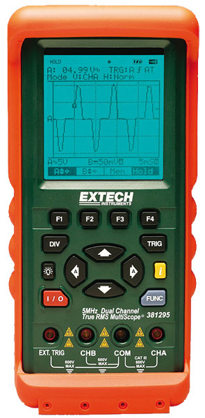 381295-220. Двухканальный мультископ Extech Instruments
