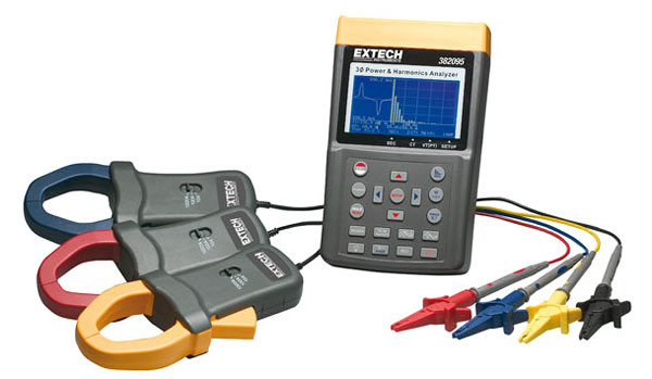 3-х фазный анализатор мощности и гармоник 382096 Extech Instruments