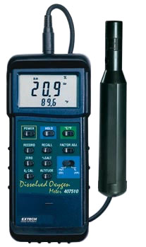 407510. Прибор для измерения содержания растворенного кислорода Extech Instruments