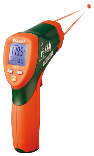 42512. Инфракрасный термометр с двойным лазером Extech Instruments