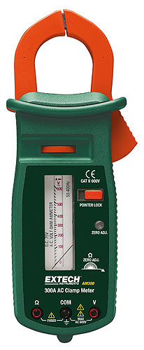 AM300. Аналоговые токоизмерительные клещи Extech Instruments