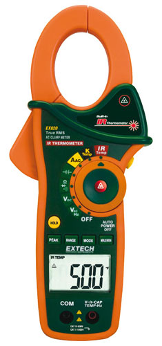 Ex820. Токоизмерительные клещи переменного тока Extech Instruments