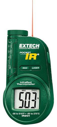 IR201. Карманный инфракрасный термометр Extech Instruments