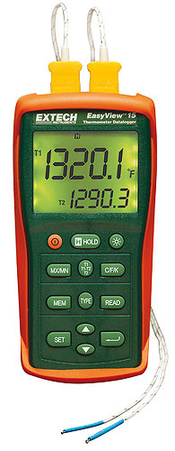 EA15. Термометр двойного ввода Extech Instruments