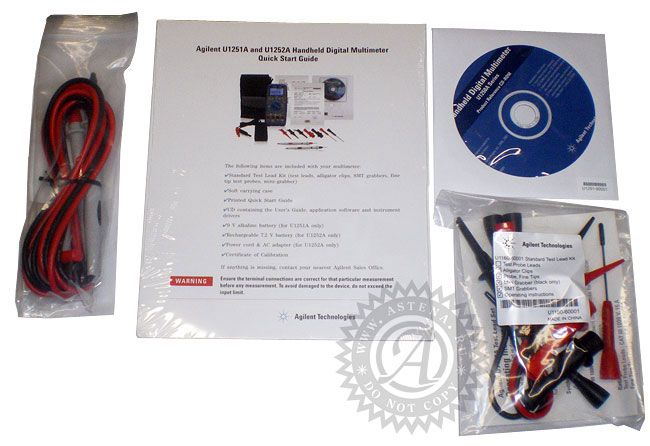 комплект поставки U1251A