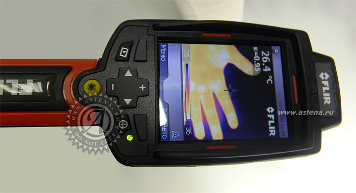 Термографическое изображение руки