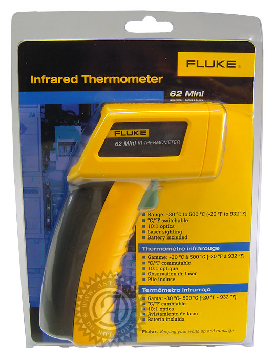 Упаковка пирометра Fluke 62