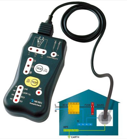 Тестер электропроводки Metrel MI 2150 Installcheck