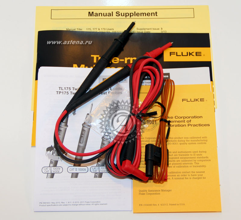 Комплект поставки Fluke 179