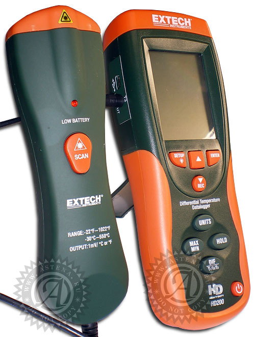 Дифференциальный термометр-регистратор HD200 Extech Instruments