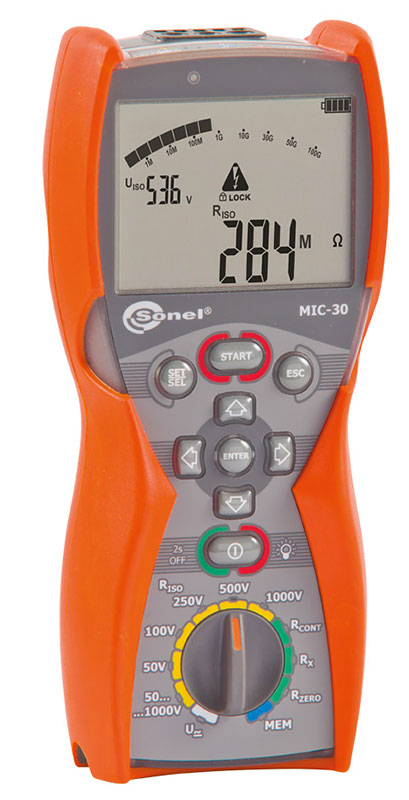 Измеритель параметров электроизоляции MIC-30