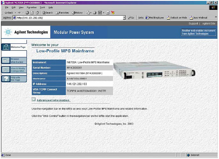       Agilent N6700B   