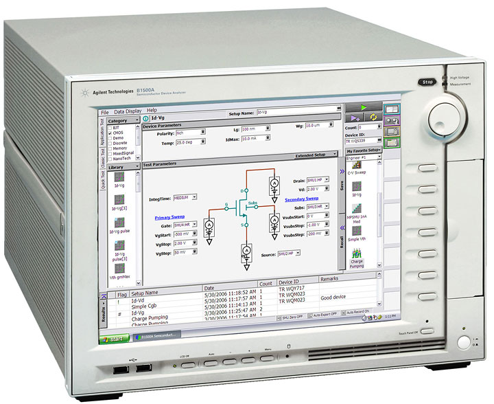 Анализатор полупроводниковых устройств Agilent B1500A
