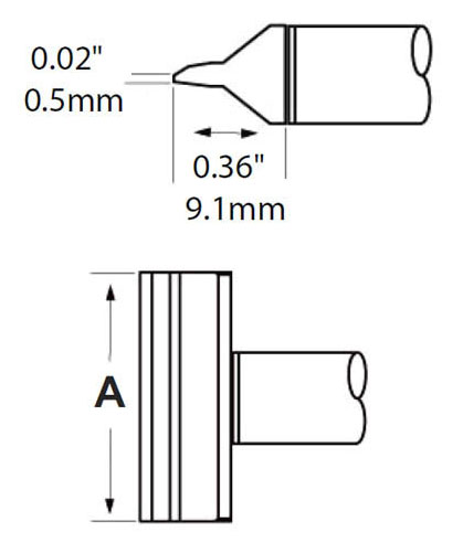 наконечник CFV-BL400 METCAL