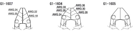 Сменные ножи G1-1607, G1-1604, G1-1605