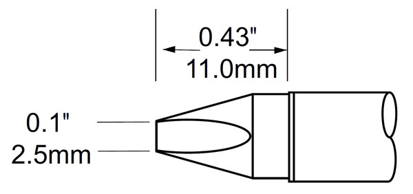наконечник SCV-CH25 METCAL
