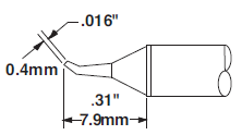 размеры наконечника STTC-126