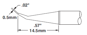 размеры наконечника STTC-144