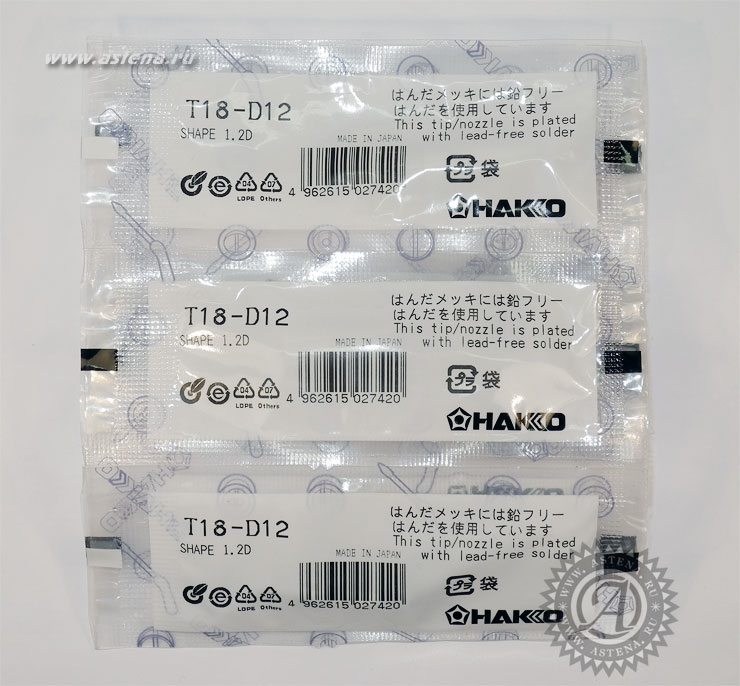Паяльная сменная головка T18-D12