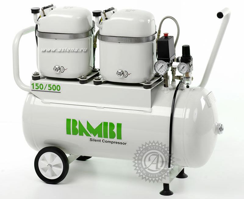 Бесшумный компрессор Bambi Bambi MD 150/500