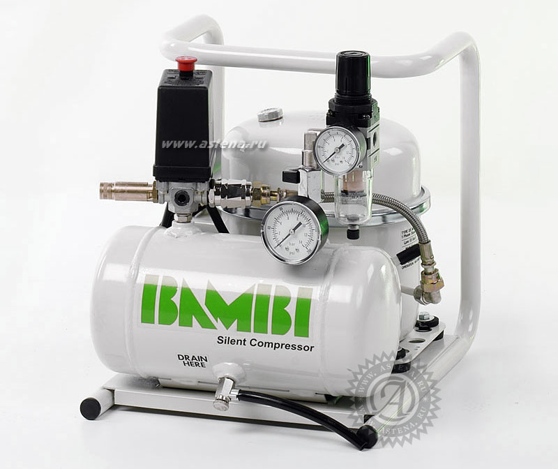 Бесшумный компрессор Bambi MD 35/20