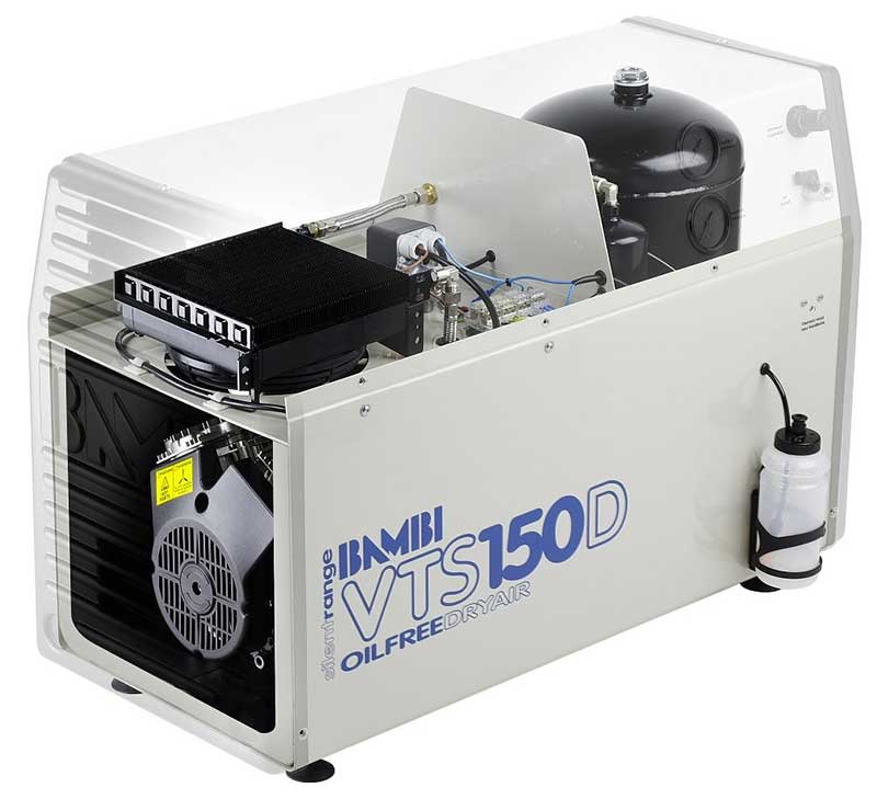 Компрессор VTS150D в звукоизолирующем кожухе